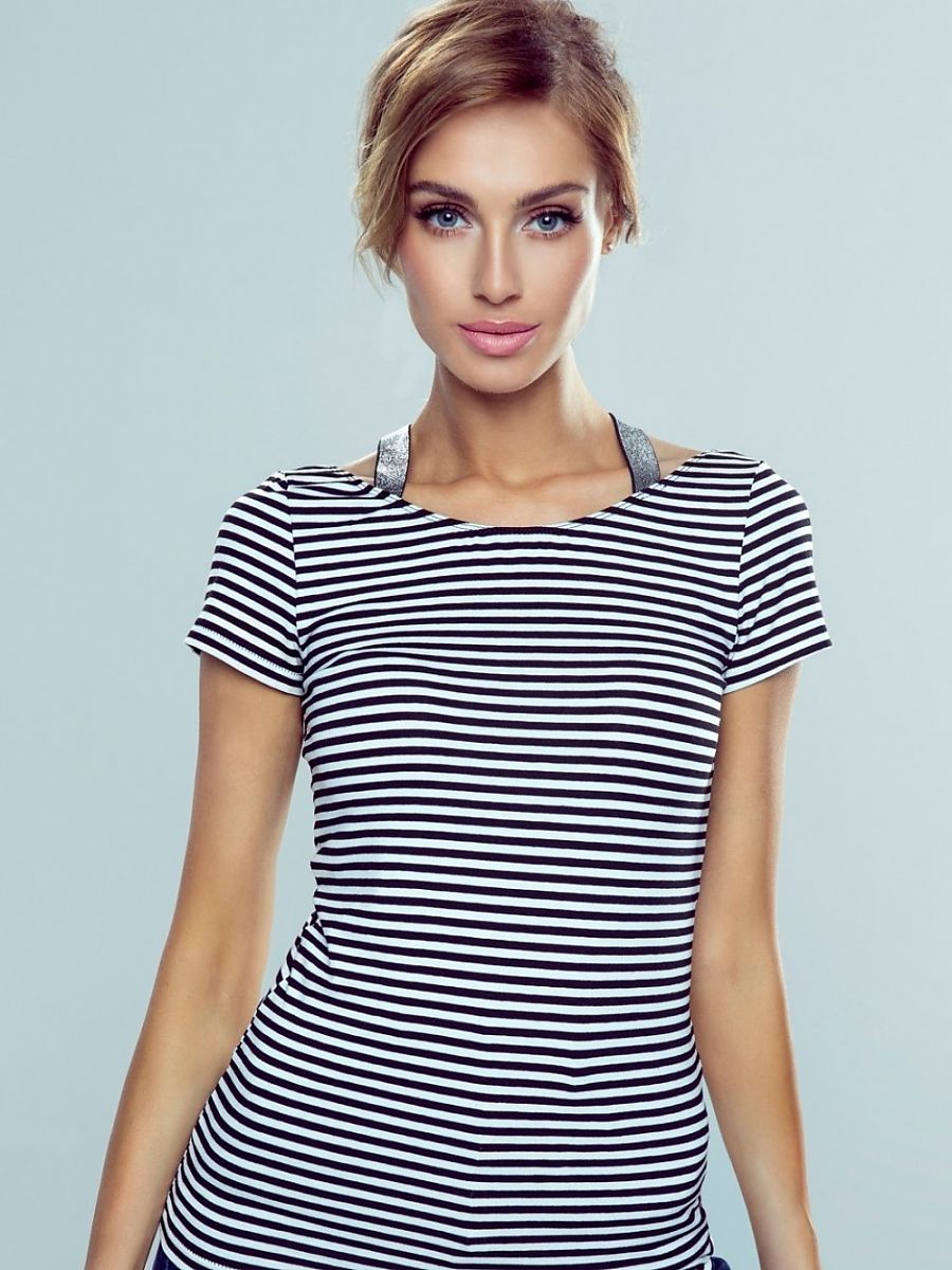 Maglia Nero con Cinghie di Gomma Eldar