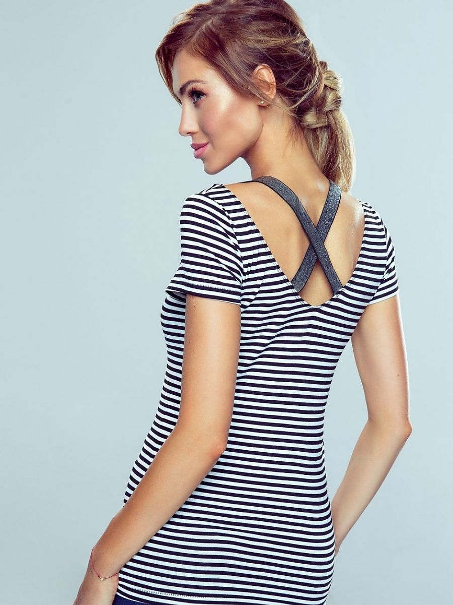 Maglia Nero con Cinghie di Gomma Eldar - immagine 2