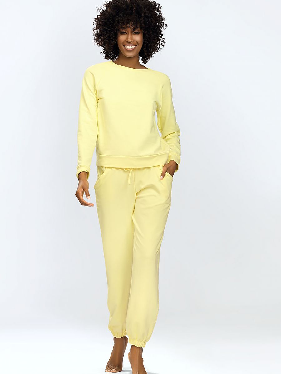 Pantaloncini DKaren Giallo Slim Fit per Donna