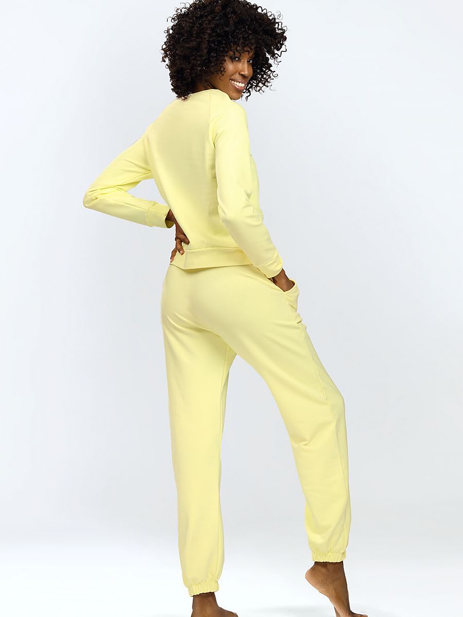 Pantaloncini DKaren Giallo Slim Fit per Donna - immagine 2
