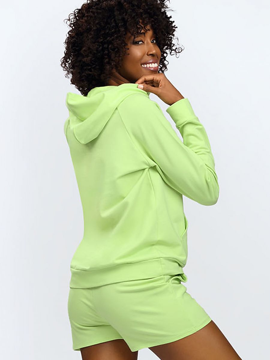 Pantaloncini DKaren Verde Slim Fit con tasca laterale - immagine 2